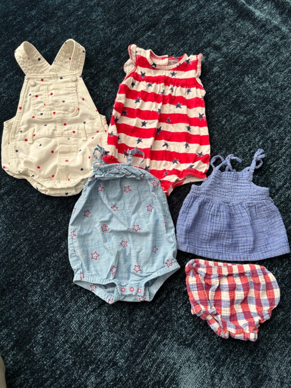 Patriotic Summer Bundle - 6-9mo/6-12mo